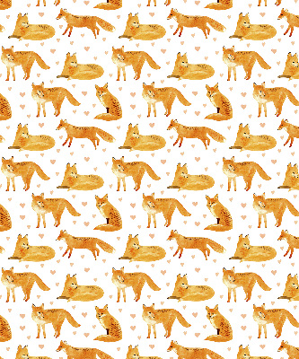 Rolgordijn voor het raam Vossen