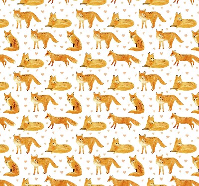 Rolgordijn voor het raam Vossen