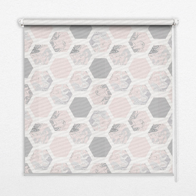 Rolgordijn verduisterend Zeshoeken