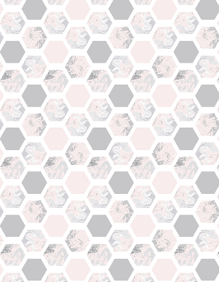 Rolgordijn verduisterend Zeshoeken