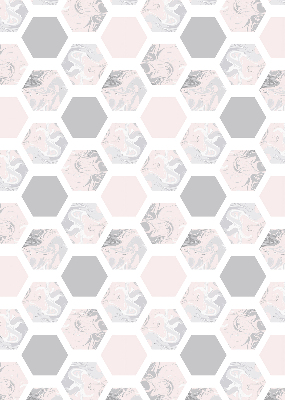 Rolgordijn verduisterend Zeshoeken