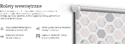 Rolgordijn verduisterend Zeshoeken