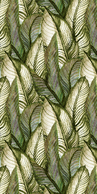 Rolgordijn voor het raam Bladeren