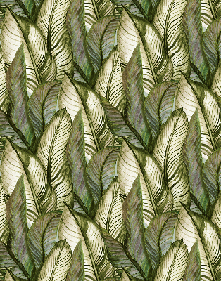 Rolgordijn voor het raam Bladeren