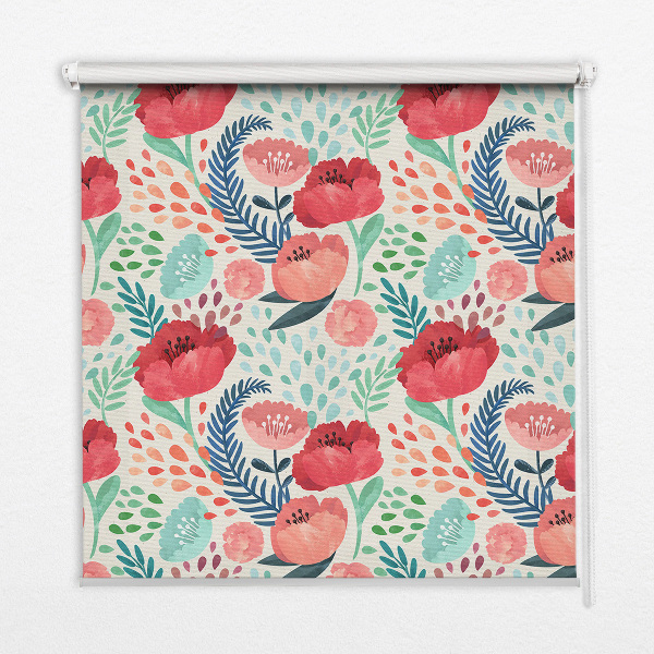 Rolgordijn verduisterend Papaver