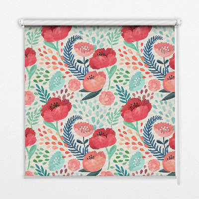 Rolgordijn verduisterend Papaver