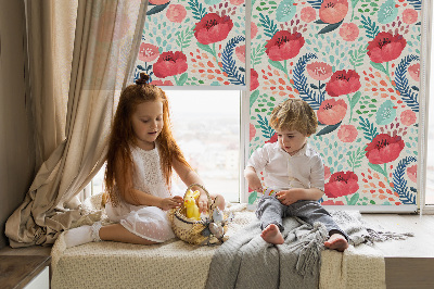 Rolgordijn verduisterend Papaver