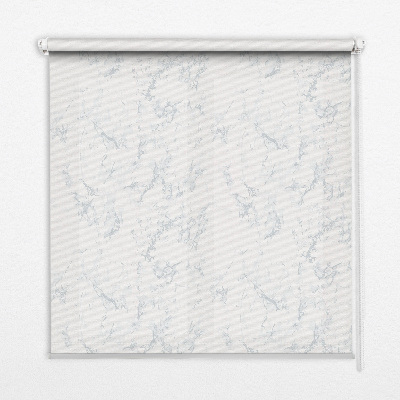 Rolgordijn voor het raam Wit marmer