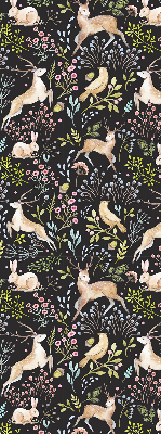 Rolgordijn verduisterend Reeën en konijnen