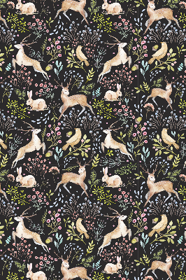 Rolgordijn verduisterend Reeën en konijnen