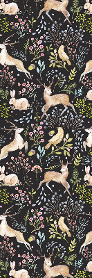 Rolgordijn verduisterend Reeën en konijnen