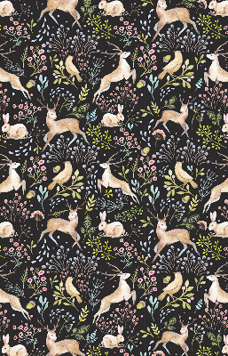 Rolgordijn verduisterend Reeën en konijnen