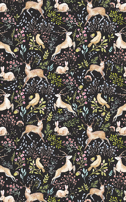 Rolgordijn verduisterend Reeën en konijnen