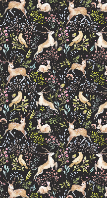 Rolgordijn verduisterend Reeën en konijnen