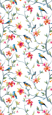 Rolgordijn verduisterend Vogels op de takken