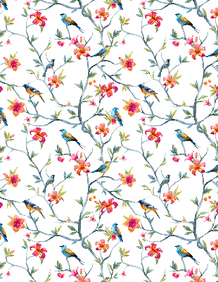 Rolgordijn verduisterend Vogels op de takken