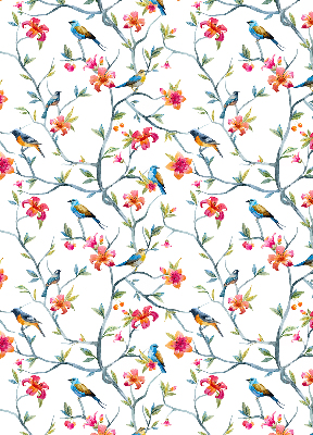 Rolgordijn verduisterend Vogels op de takken