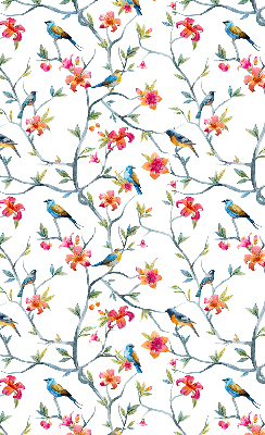 Rolgordijn verduisterend Vogels op de takken