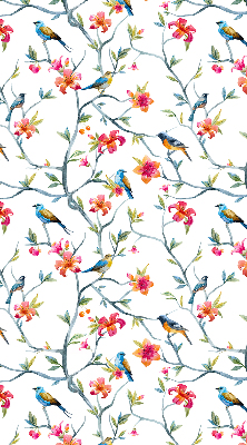 Rolgordijn verduisterend Vogels op de takken