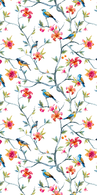 Rolgordijn verduisterend Vogels op de takken