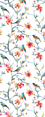 Rolgordijn verduisterend Vogels op de takken