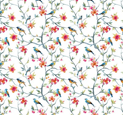 Rolgordijn verduisterend Vogels op de takken