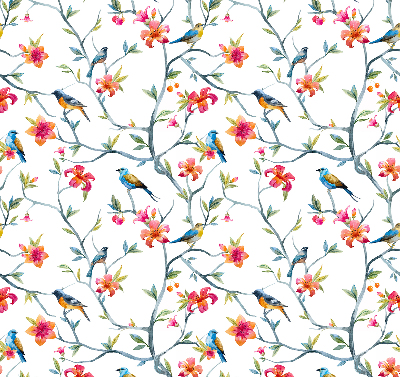 Rolgordijn verduisterend Vogels op de takken