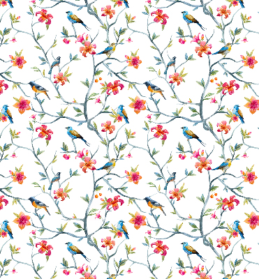 Rolgordijn verduisterend Vogels op de takken