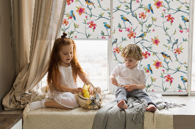 Rolgordijn verduisterend Vogels op de takken