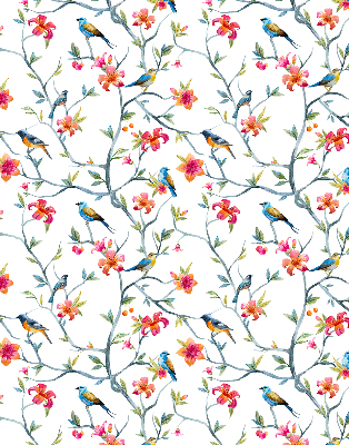 Rolgordijn verduisterend Vogels op de takken