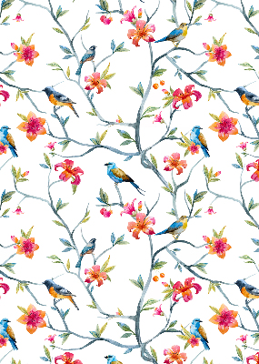 Rolgordijn verduisterend Vogels op de takken