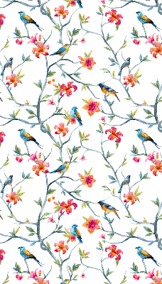 Rolgordijn verduisterend Vogels op de takken