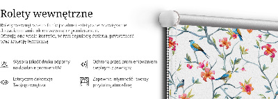 Rolgordijn verduisterend Vogels op de takken