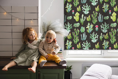 Rolgordijn verduisterend Cactussen