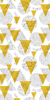 Rolgordijn verduisterend Driehoeken en cirkels gemaakt van stippen