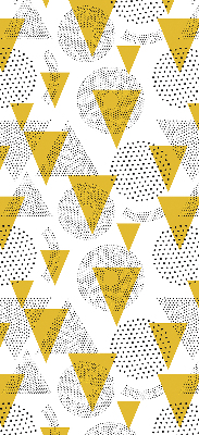 Rolgordijn verduisterend Driehoeken en cirkels gemaakt van stippen