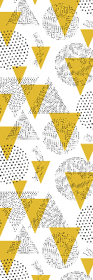 Rolgordijn verduisterend Driehoeken en cirkels gemaakt van stippen