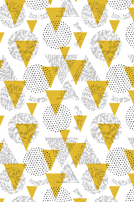 Rolgordijn verduisterend Driehoeken en cirkels gemaakt van stippen