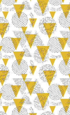 Rolgordijn verduisterend Driehoeken en cirkels gemaakt van stippen