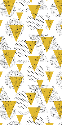 Rolgordijn verduisterend Driehoeken en cirkels gemaakt van stippen