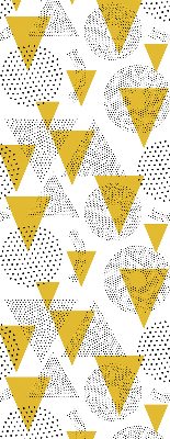 Rolgordijn verduisterend Driehoeken en cirkels gemaakt van stippen