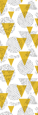 Rolgordijn verduisterend Driehoeken en cirkels gemaakt van stippen