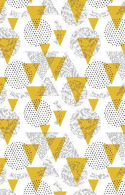 Rolgordijn verduisterend Driehoeken en cirkels gemaakt van stippen