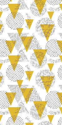 Rolgordijn verduisterend Driehoeken en cirkels gemaakt van stippen