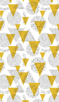 Rolgordijn verduisterend Driehoeken en cirkels gemaakt van stippen