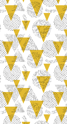 Rolgordijn verduisterend Driehoeken en cirkels gemaakt van stippen