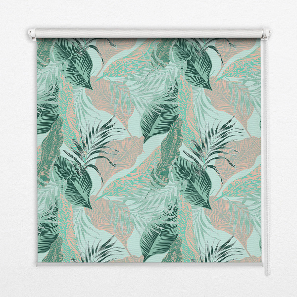 Rolgordijn verduisterend Tropische bladeren