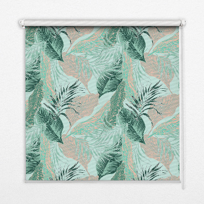 Rolgordijn verduisterend Tropische bladeren