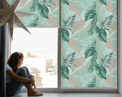 Rolgordijn verduisterend Tropische bladeren