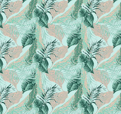 Rolgordijn verduisterend Tropische bladeren